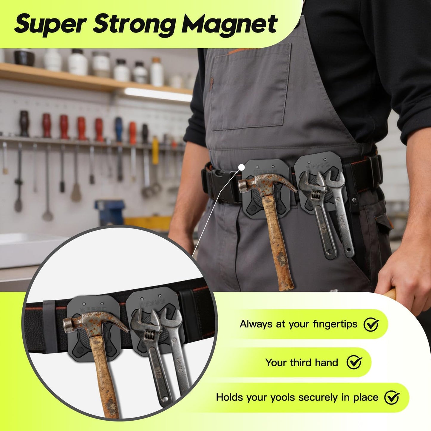 Magnetic BeltClip Tool Holder